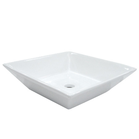 FAUCETURE Artisan Vessel Sink, White EV4256